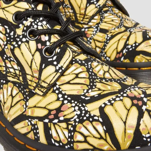 Dr. Martens 1460 Butterfly Print Suede Boots Men's Size 10 RARE NEW - Picture 11 of 16